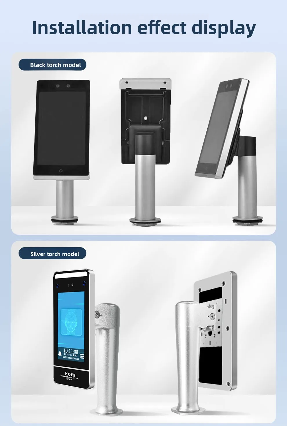 facial recognition universal bracket access control bracket wall-mounted column