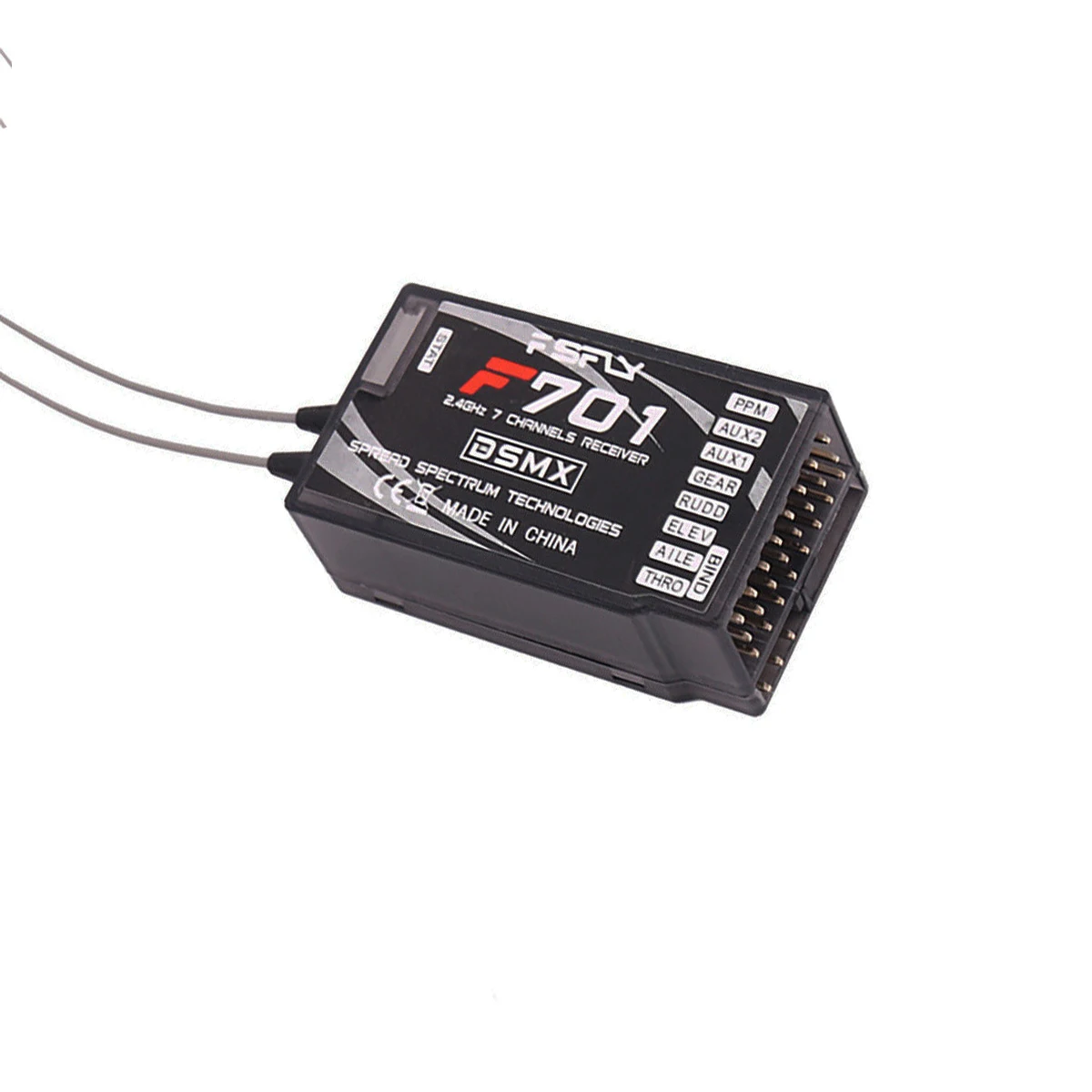 7CH Spread F701 Receiver With Antenna For DSMx DSM2 JR Spektrum RC Remote Control DX7 DX8 DX6 Transmitter