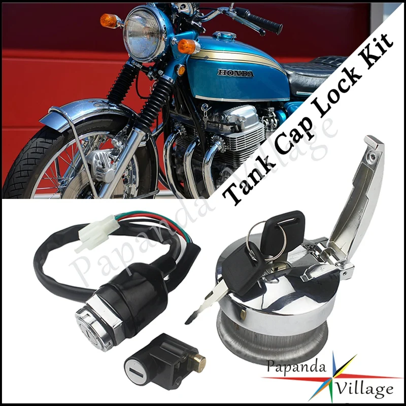 

Набор замков для крышки бака мотоцикла для Honda CB Yamaha XV BSA AJS скремблер для бензобаков топливные крышки крышка замок стальной наполнитель замок с отверстием для замка на шею