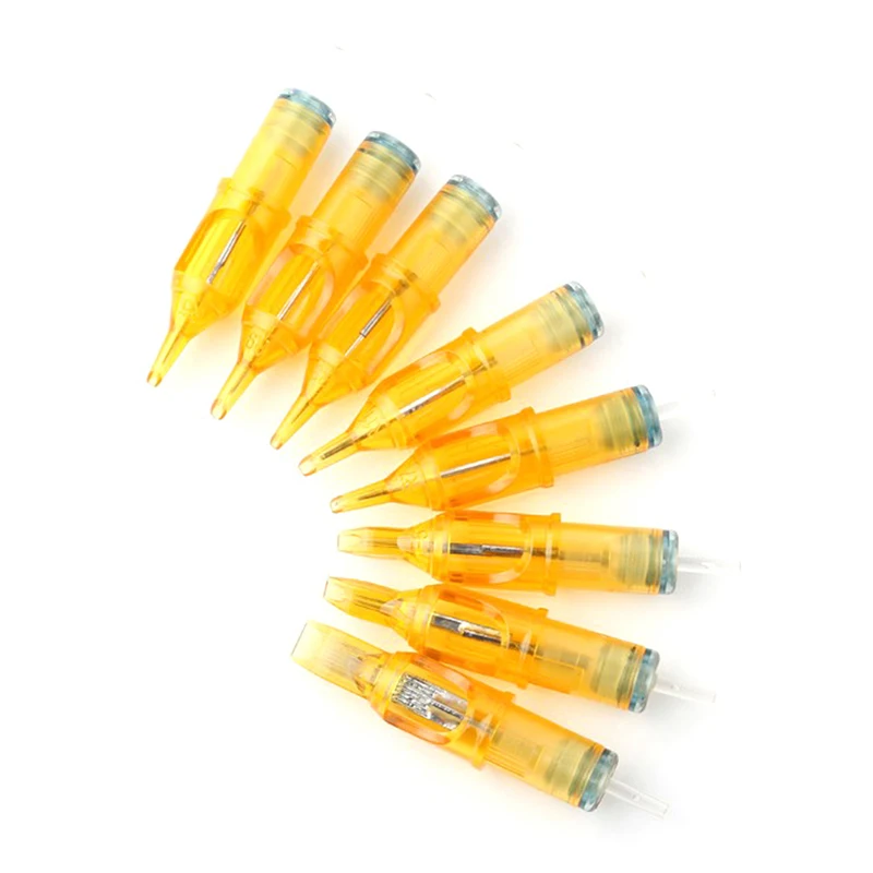 20pcs RL/RM Disposable Semi-Permanent Makeup Tattoo Cartridge Needle Pen Grip tattoo pigment ink tattoo ink set glow in the dark