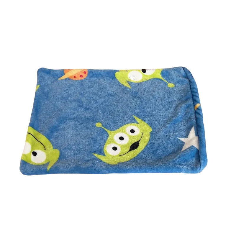 Disney Toy Story Alien Blanket Cartoon Warm Flannel Blanket Cute Anime Pattern Printing Blanket Bedspread Bedroom Sofa Bed Gift