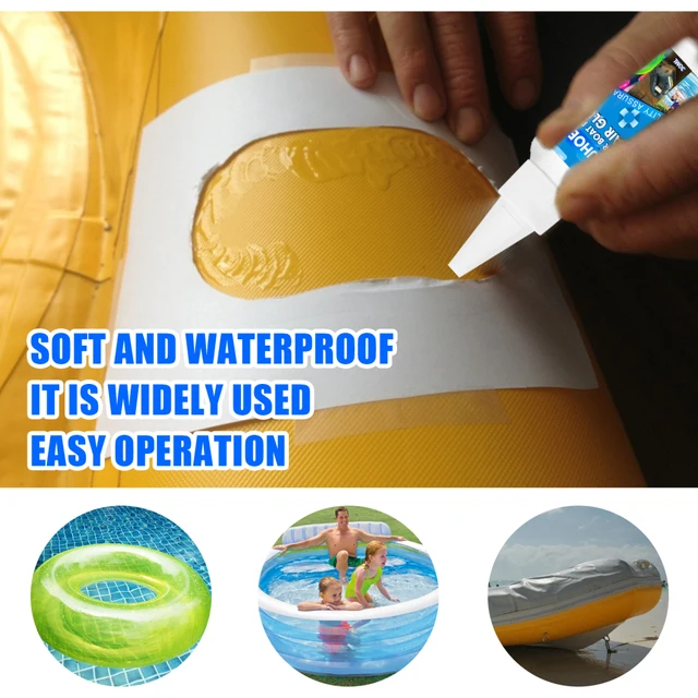 30 Ml Erős Javító Ragasztó Csónakokhoz Úszómedence Lifebuoy Pad Javítás Vízálló Tömítőanyag Gumi Folyékony Latex Pvc -Hez - Image 5