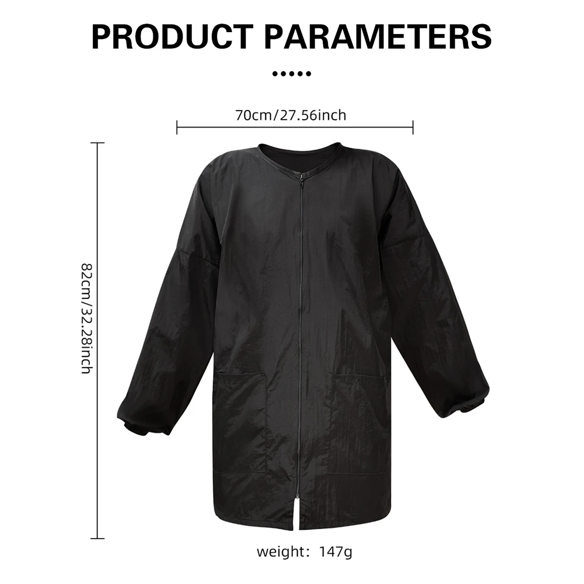 전문 이발사 헤어 커팅 케이프 방수 정전기 방지 긴 소매 스타일리스트 살롱 가운 헤어스타일링 옷