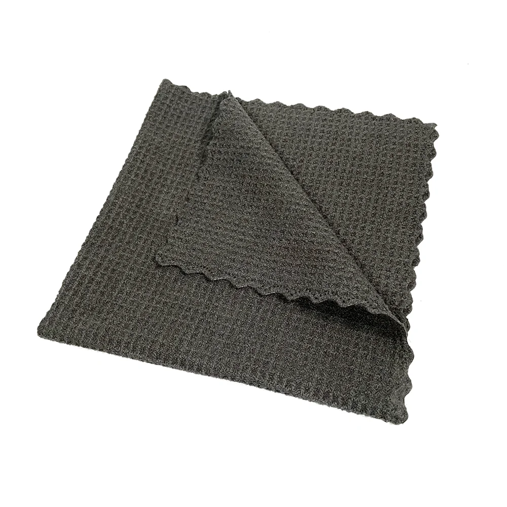 DetailingKing edgeless glass waffle towel microfiber waffle weave cloth 40x40CM super absorbent car glass towel microfiber towel microfiber cleaning cloths microfiber washing towel microfiber car towel microfiber towels cleaning cloth fiber towel fiber car wipes car drying towel glass cleaning towel drying cloth