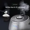 Electric Induction Heating Rice Pressure Cooker 10 Cup Full Stainless Steel Interior with Non-Stick Coating-3-Language Voice 6