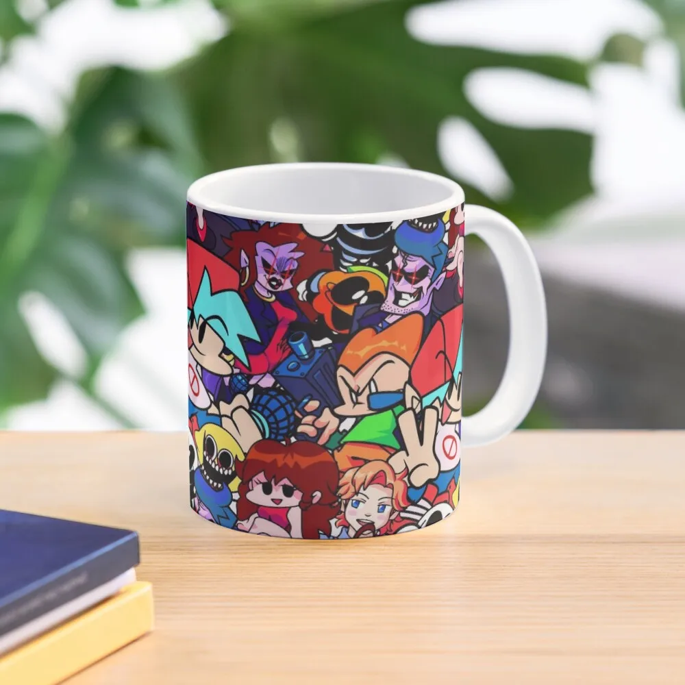 

Friday Night Funkin Collage Coffee Mug Ceramic Coffee Mug