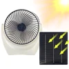 Solar Panel Fan Portable Solar Fan with USB Solar Powered Camping Fan Outdoor Fan for Picnic Barbecue Fishing Travel 2