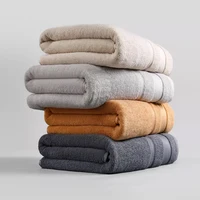 Battilo Serviette de bain en coton doux absorbant pour le visage, serviette de luxe pour hôtel, Spa, salle de bain, serviette de plage solide, ensemble de serviettes de bain 2 pièces 6