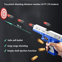 Soft Bullet Toy Gun Shell Ejection Foam Darts Pistol Desert Eagle Airsoft Gun shell ejecting Gun Gifts for Boys 2