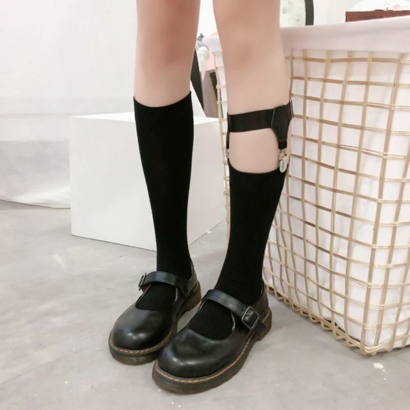 여성용 섹시 펑크 고스 PU 가죽 탄성 가터 다리 허벅지 링, 의류 액세서리 다..