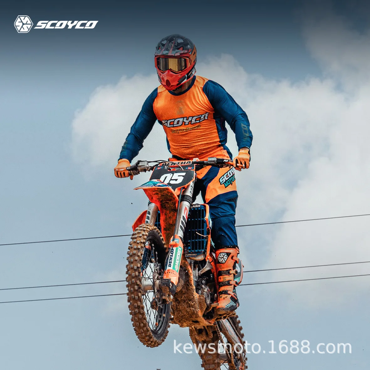 SCOYCO Motorcycle Riding Protective Boots Knee-High Anti-drop Motocross Boats Anti-Slip All-Terrain Grip Long Moto Rally Boots
