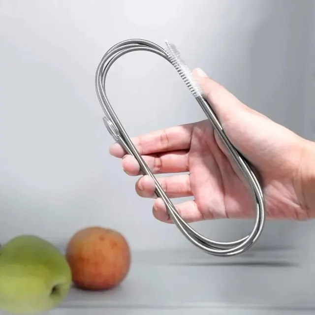 Dissolvant de bouchons de trou de vidange de réfrigérateur, brosse de trou de réfrigérateur, nettoyeur de sortie d'eau pour le nettoyage ménager, outils de nettoyage de drague 5/6 pièces 3