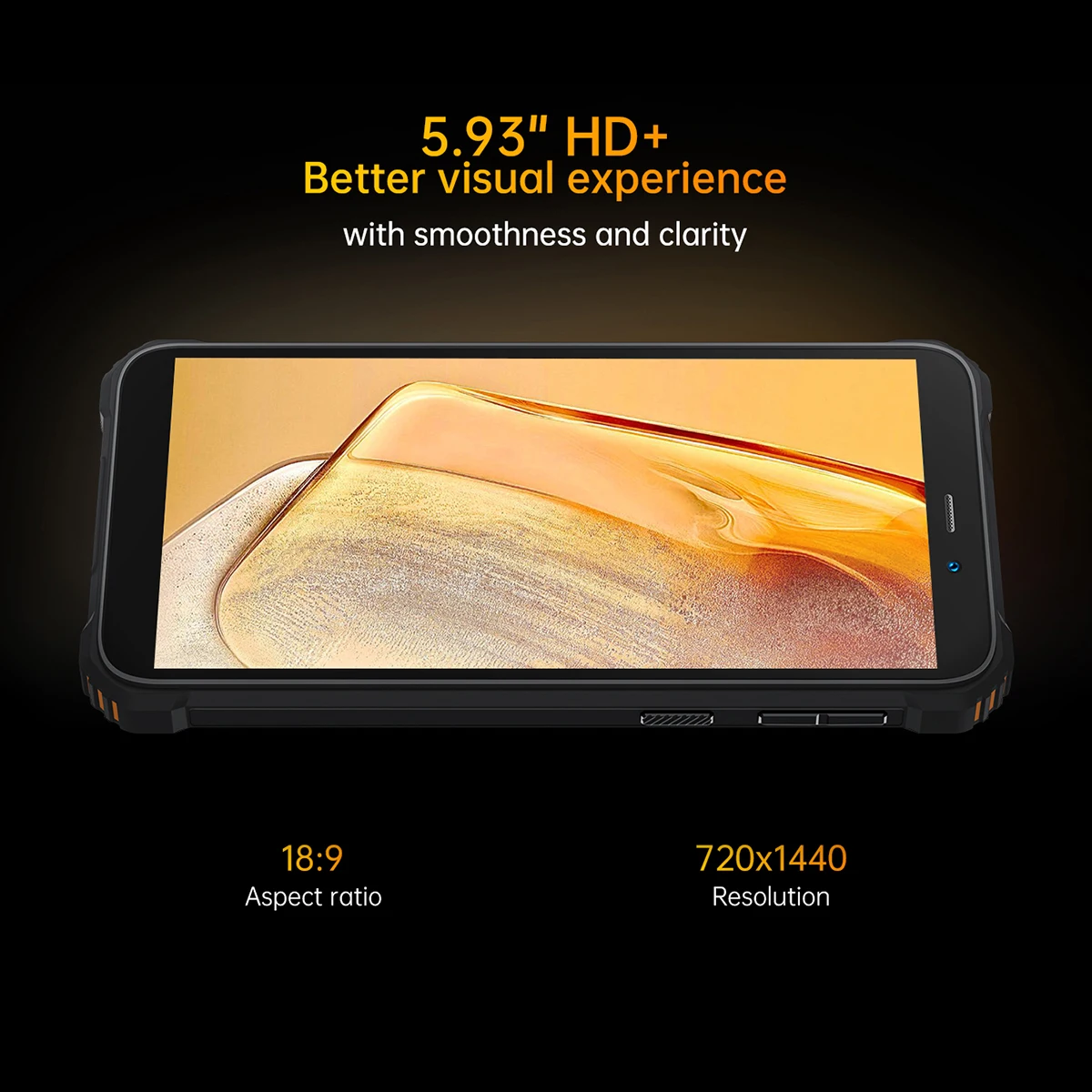 OUKITEL WP20 IP68&IP69K Mobile Phone 4GB 32GB 5.93'' HD+ Smartphone 6300 mAh Android 12 Quad Core 20MP Cameras CellPhone