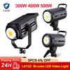 LATZZ 500W LED Video Light Bi-color 300w 400w Continuous Output COB Photography Light APP Control Studio Lamp for Live Streaming 1