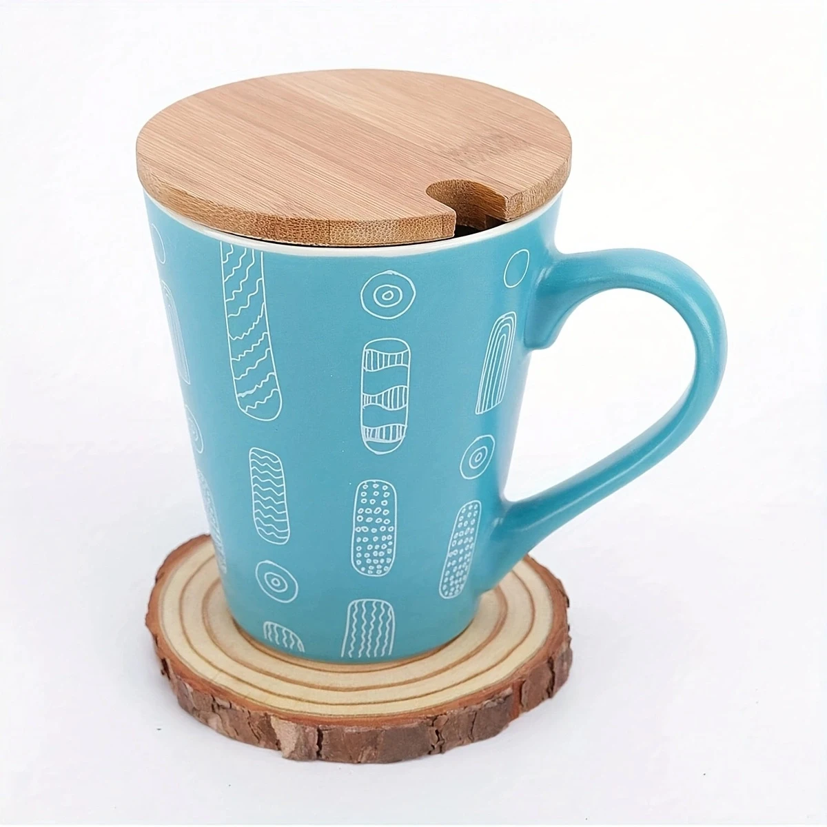 Thick Pine Wood Slices - Unfinished Circles with Tree Bark for DIY Crafts