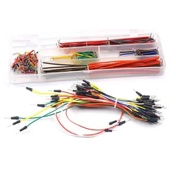 Enhanced Solderless Breadboard Kit with 400 & 830 Point Boards and 65 Jumper Wires for DIY Electronics Projects (Kit 1)