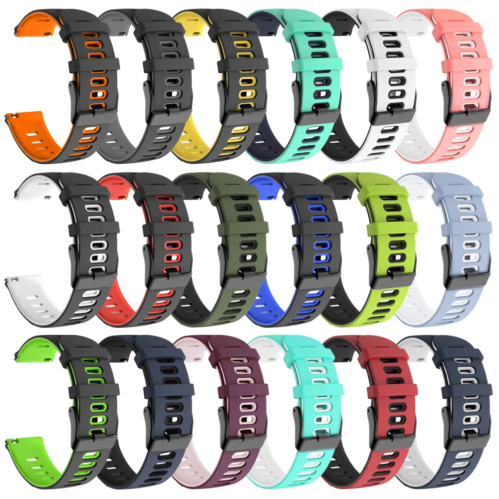Silicone Replacement Watch Strap – Premium 22mm/20mm Universal Fit Bracelet