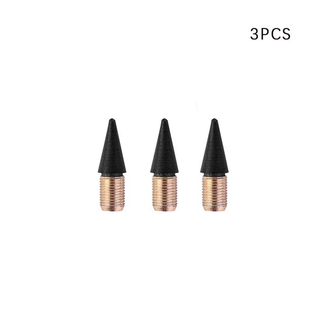 New Technology Unlimited Writing Eternal Pencil No Ink Pen Magic Pencils for Writing Art Sketch Painting Tool Kids Novelty Gifts 3pcs pen head