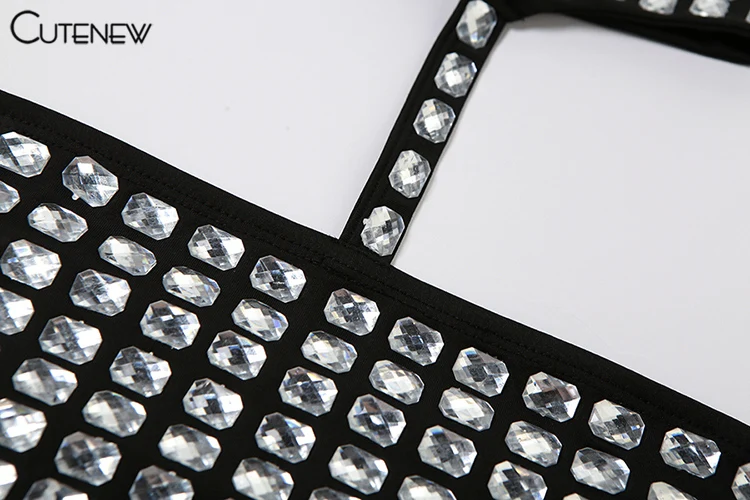Women Sexy Off-Shoulder Shiny Crop Top Casual Strapless Halter Streetwear Fashion Club Party Lady Tank Top Summer