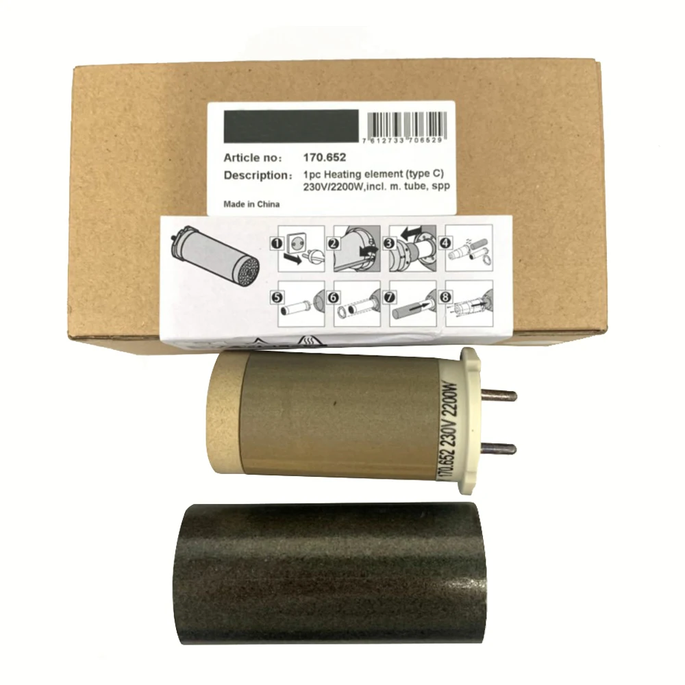 Weldy Heating Element with Mica Tube 116.900 170.652 for Plastic Extrusion Welder Booster EX2/EX3  Welding Machine Spare Parts 5