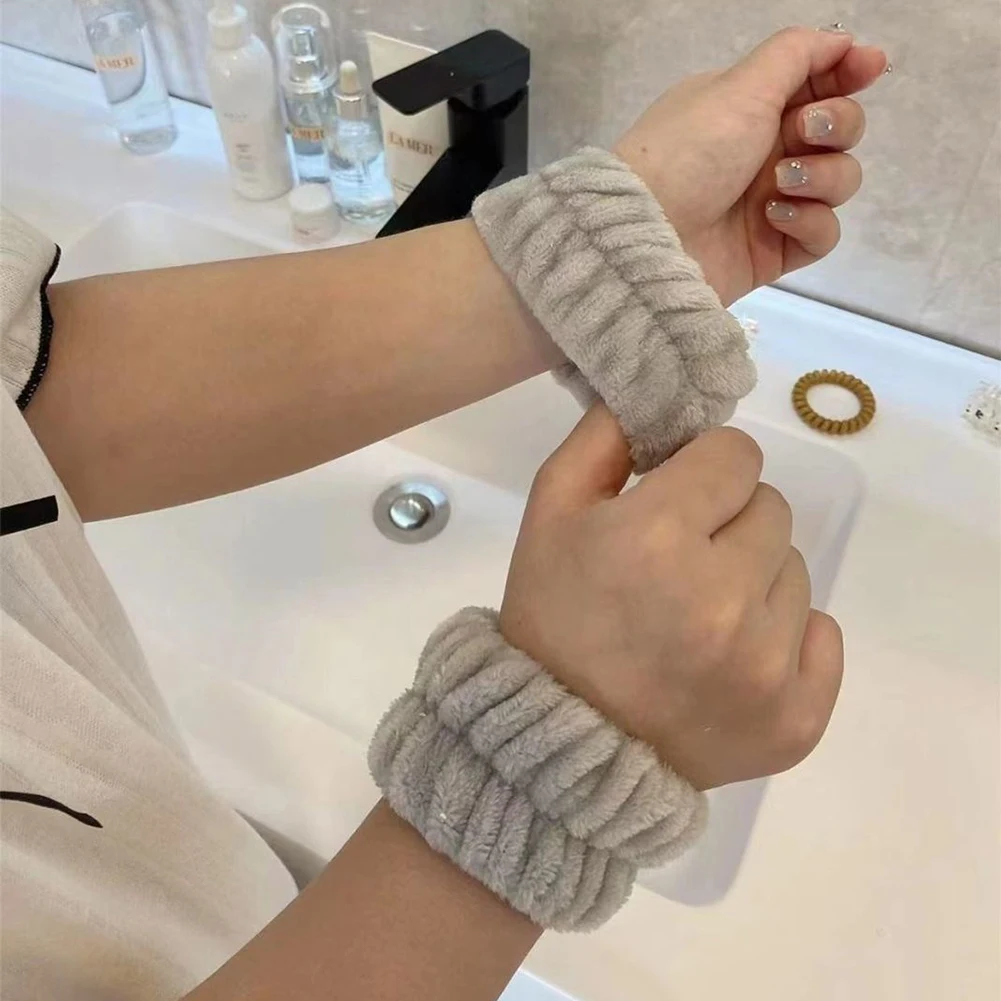 스파 손목 워시 밴드, 마이크로 화이버 손목 워시 타월 밴드, 손목 밴드, 세안..