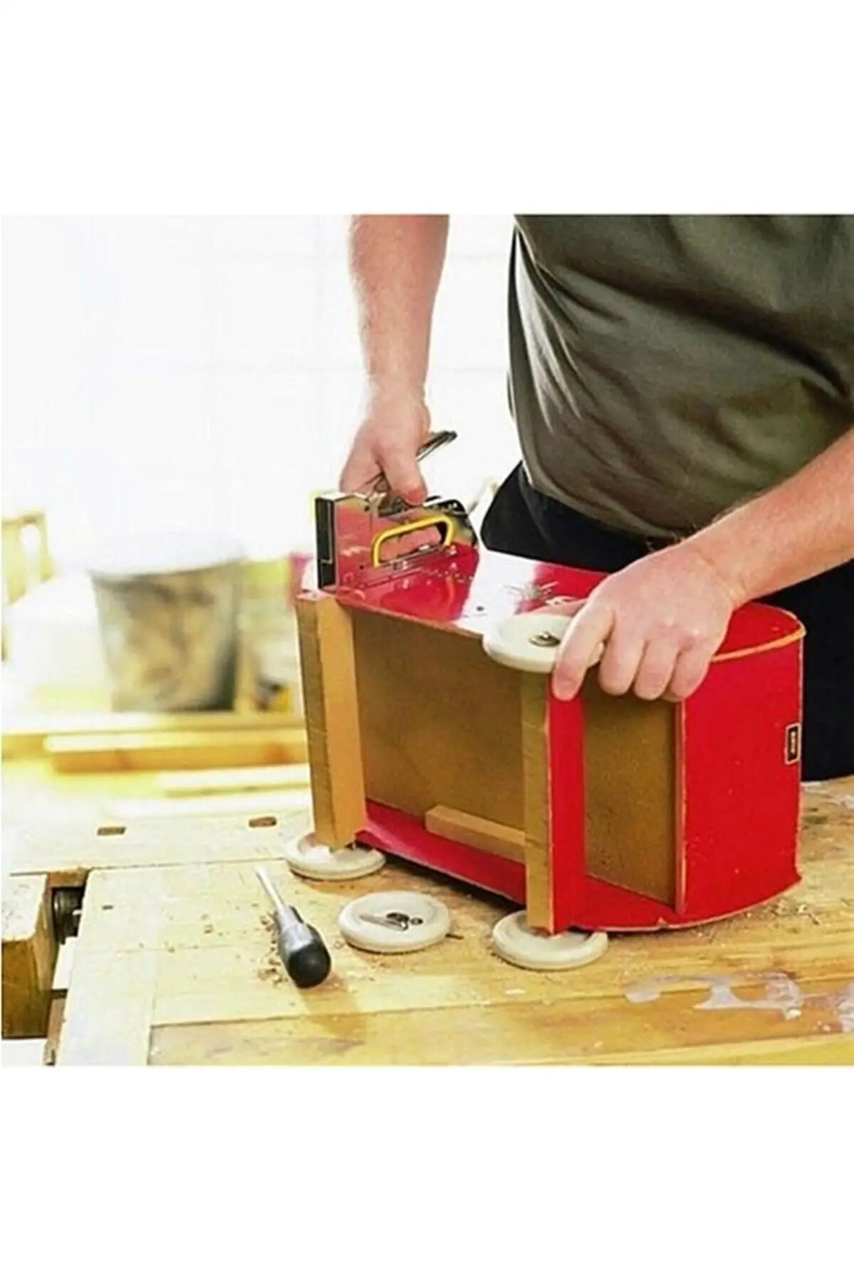 Professional Mechanical Stapler Gun Large Stapler Machine And Wire R 23 4-6-8mm