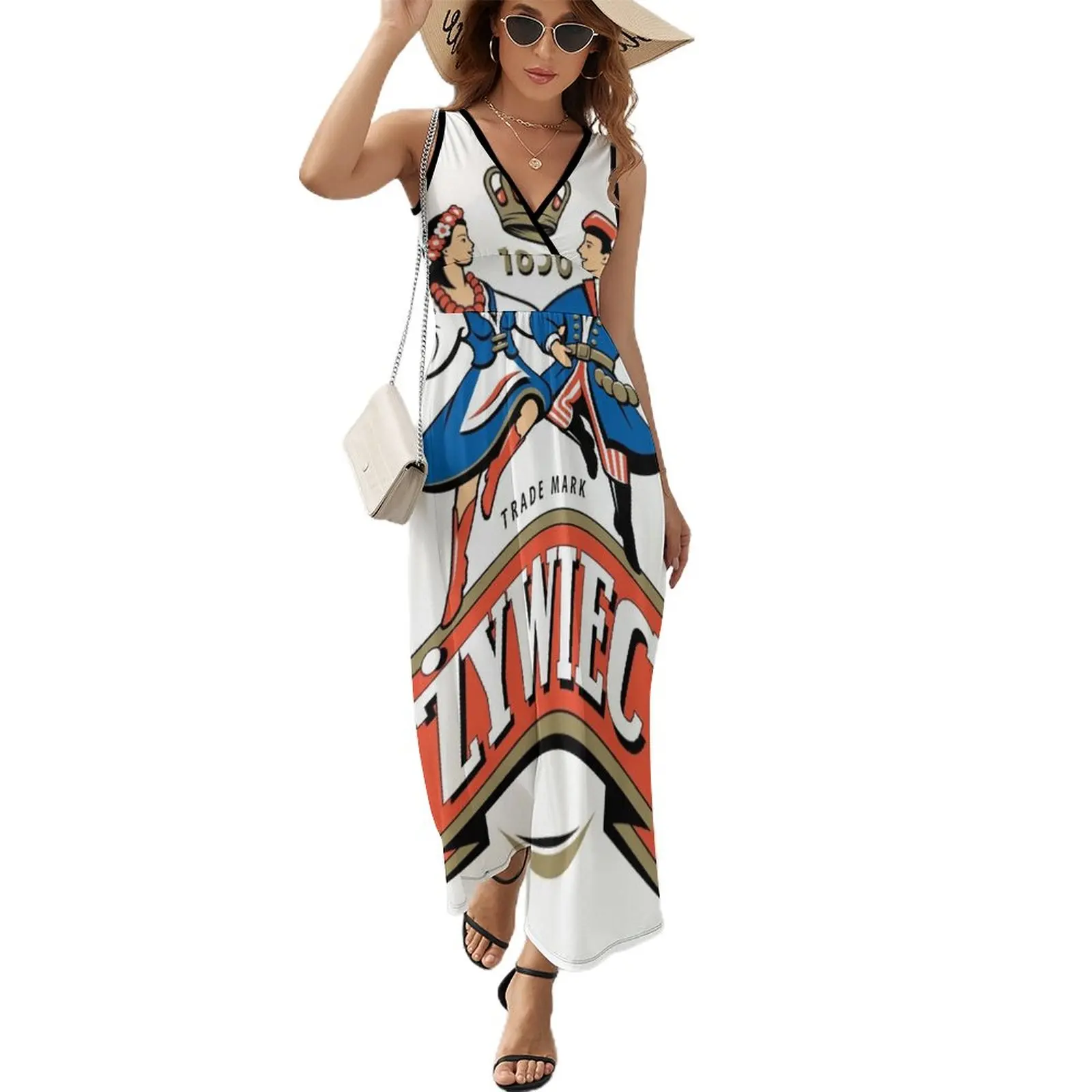 

Zywiec Polska Beer - Polish Sleeveless Dress Dresses gala Woman fashion ladies dresses for special occasion