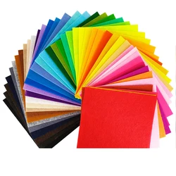 40-Piece Nonwoven Felt Fabric Bundle for Kids DIY Crafts, Sewing, and Quilting (Random colors)
