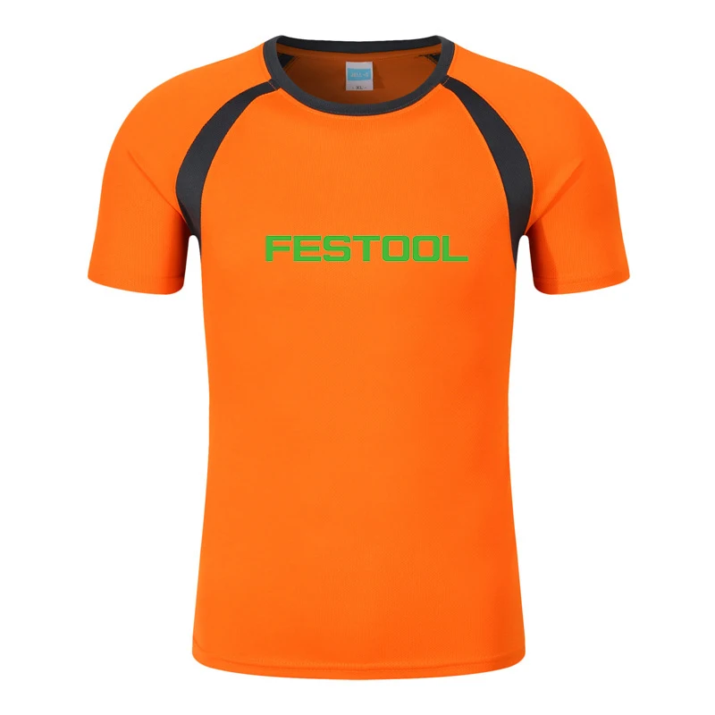 Festool 2023 clothing men's new eight-color short-sleeved comfortable breathable round in spring and summer
