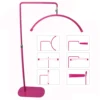 Fusitu Oversea Warehouse LED Half-Moon Shaped Light LED Lash Light With Floor Tripod Floor Video Light For Beauty Salon Makeup 3
