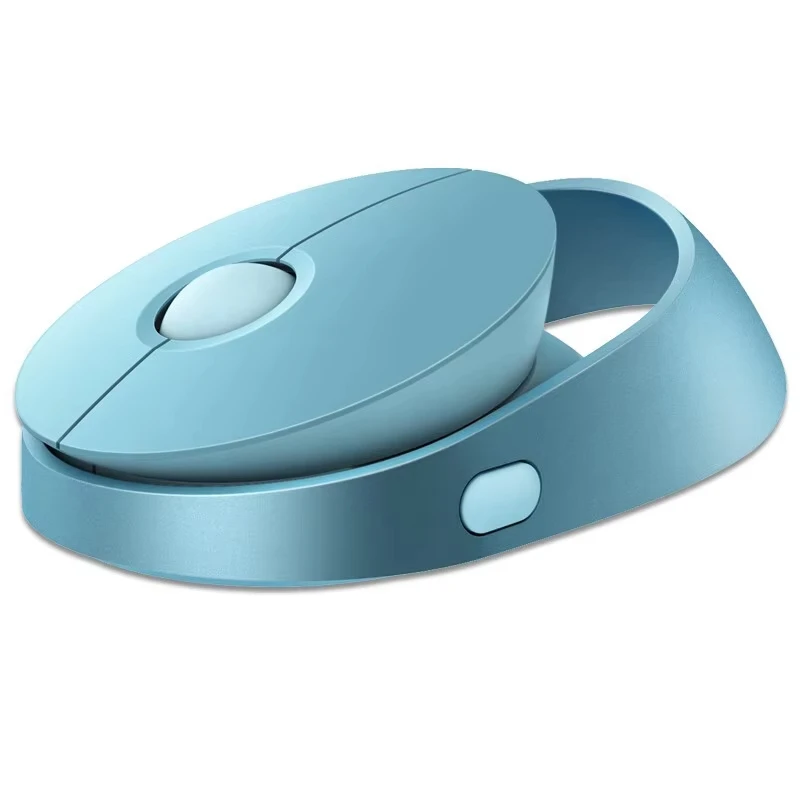 Rapoo Ralemo Air 1 Rechareable Mute Wireless Mouse supports Bluetooth 5.0/3.0 & RF 2.4G Up to 3 Devices for Phone TV Laptop