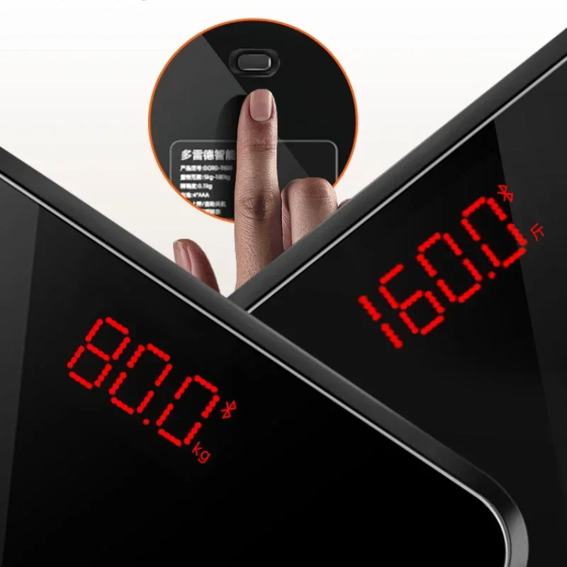 High-Precision Body Scale Smart Measuring Instrument With LED Display App Integration For Accurate Health Tracking