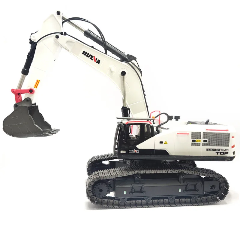 Huina 1594 1/14 2.4GHz RC simulation alloy excavator replica lighting and sound effects remote control car adult boy toy gift 4