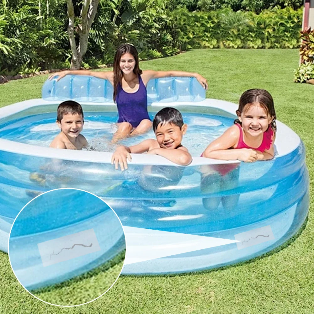 1M Roll TPU Pool Repair Patch Kit Multifunctional Waterproof Pool Repair Tape for Air Mattress Bounce House Swimming Ring