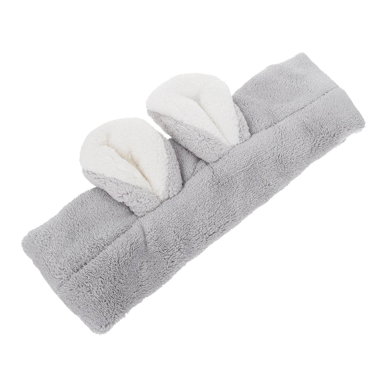 

Woman Coral Fleece Hair Band Rabbit Ears Headband Make Up Wash Face Headband
