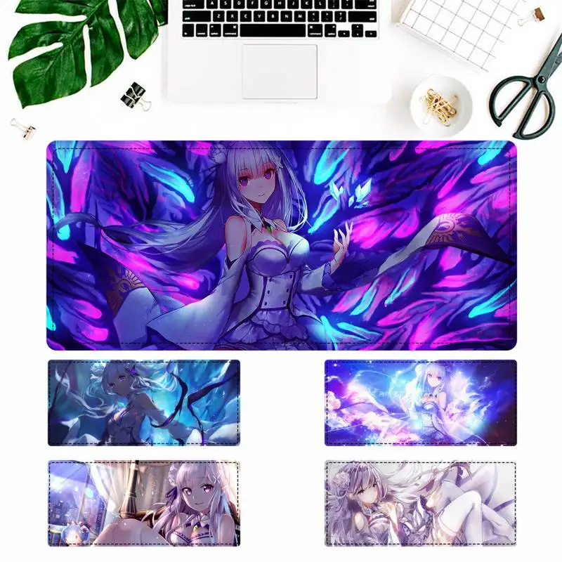 Дизайнерский коврик для мыши Re ZERO Start Life in other World геймерская клавиатура