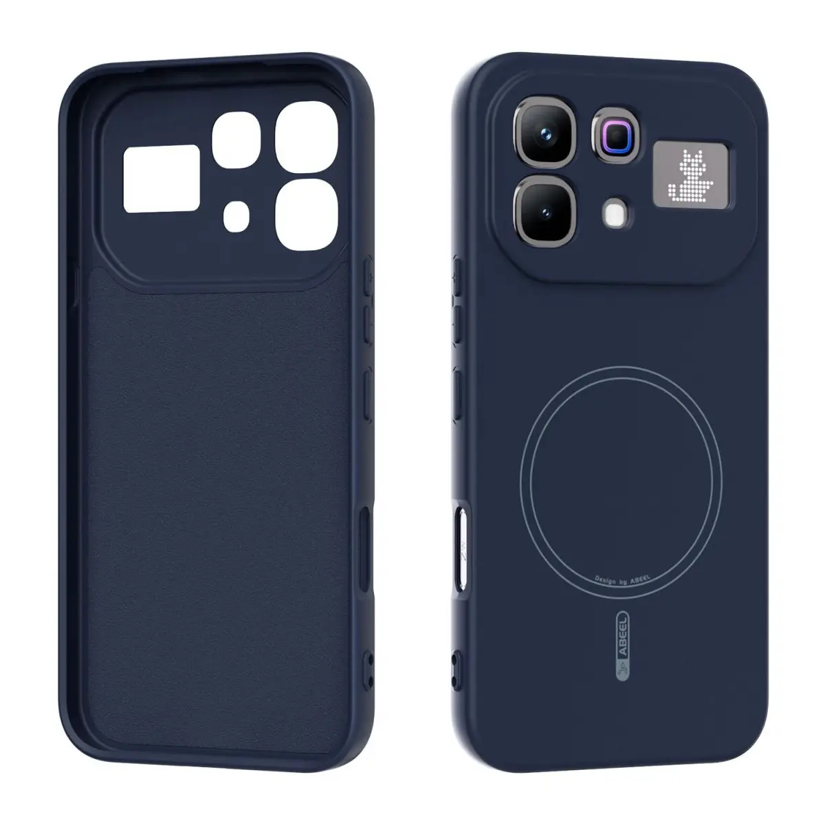 Magnetic Liquid Silicone Case with Built-In Velvet Protection - Premium Shell Bumper Cover
