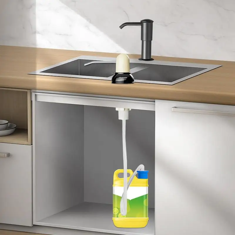 Soap Dispenser Extension Tube Kit Kitchen Sink Liquid Soap Dispenser Bathroom Lotion Detergent Hand Press Pumps