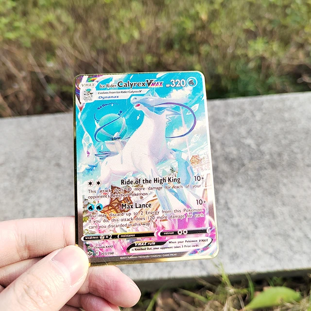 Pokemon TCG Lucario Shiny Vmax Holo Custom Card 