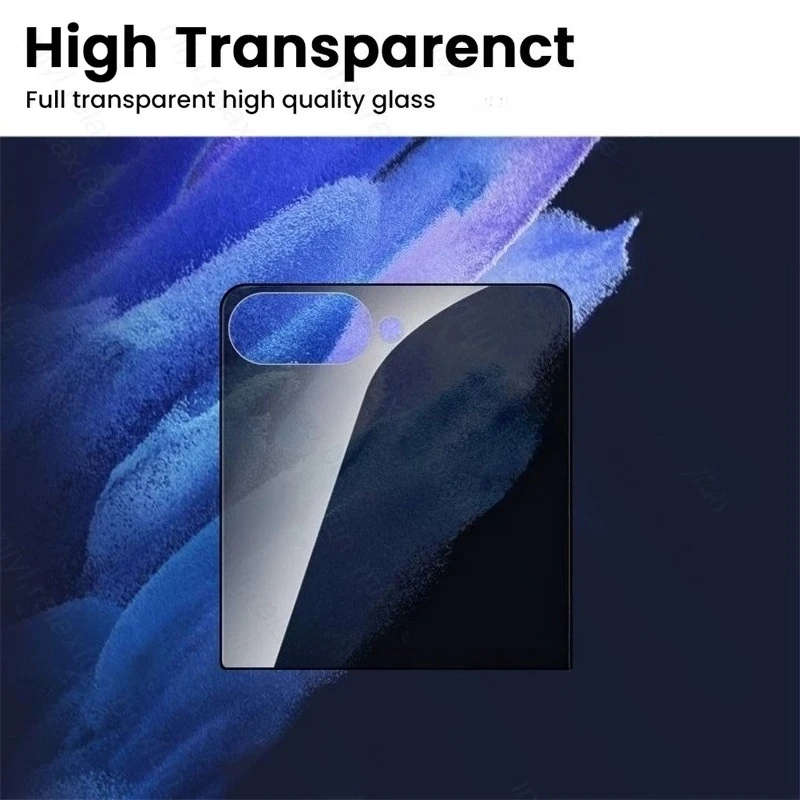 Privacy Tempered Glass Anti-Peep Back Screen Protector Case