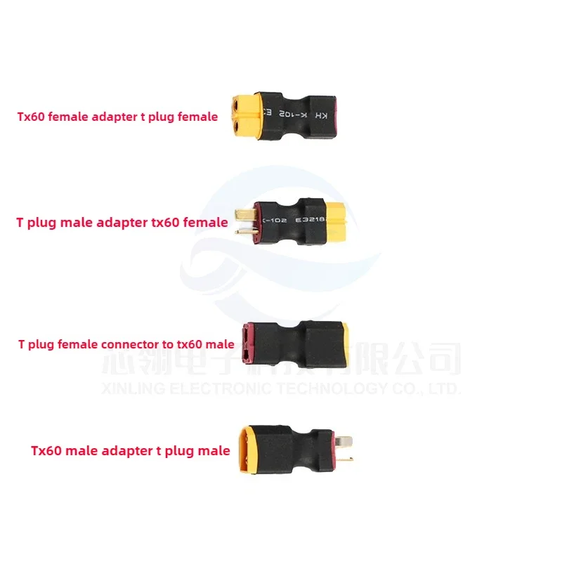 Chargeur de batterie Lipo pour modèle d'avion RC, adaptateur jack count60 T, prise femelle à mâle, pièces de contrôle, bricolage – Image 2