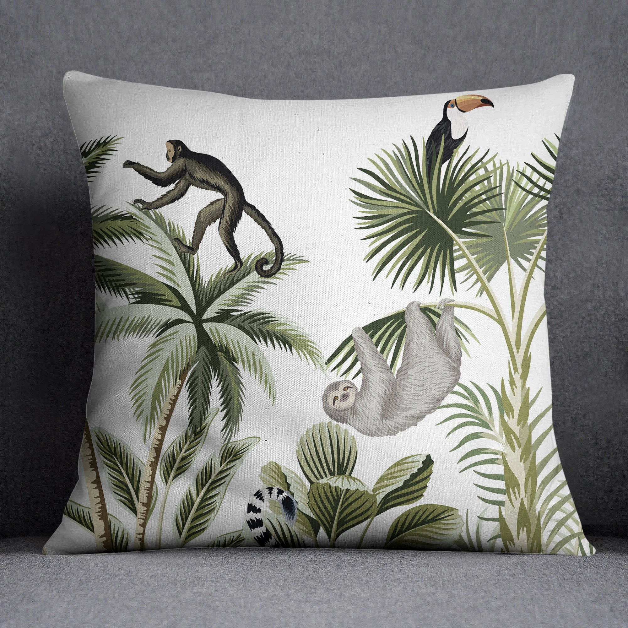 cojines decorativos sofá funda cojines decorativos cama Funda de almohada de animales del