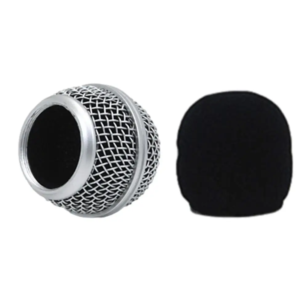 Replacement Ball Head Steel Mesh Microphone Grill Head Microphone Grille Replacement Head DIY Parts Accessory For Shure Beta57