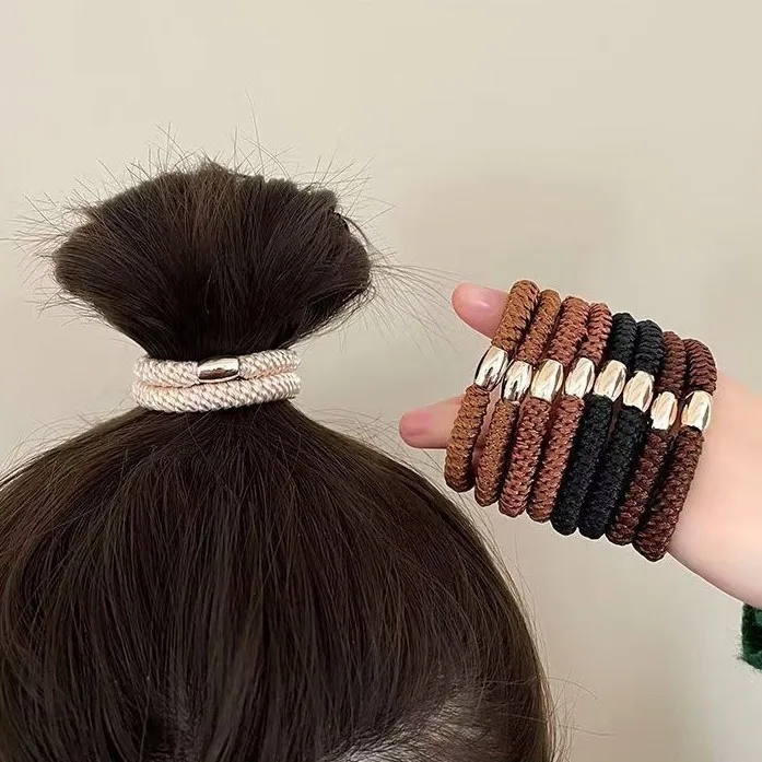 Set of 5 Stylish High-Elasticity Hair Ties