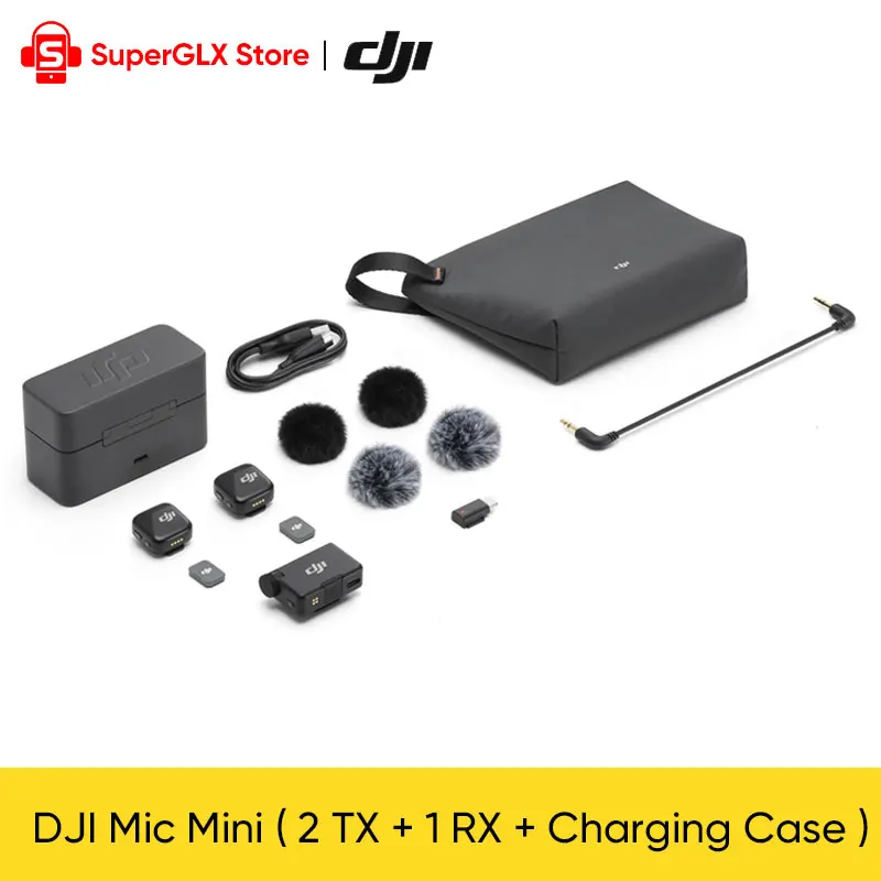 DJI Mic Mini (2TX+1RX+充電ケース) ワイヤレスマイク