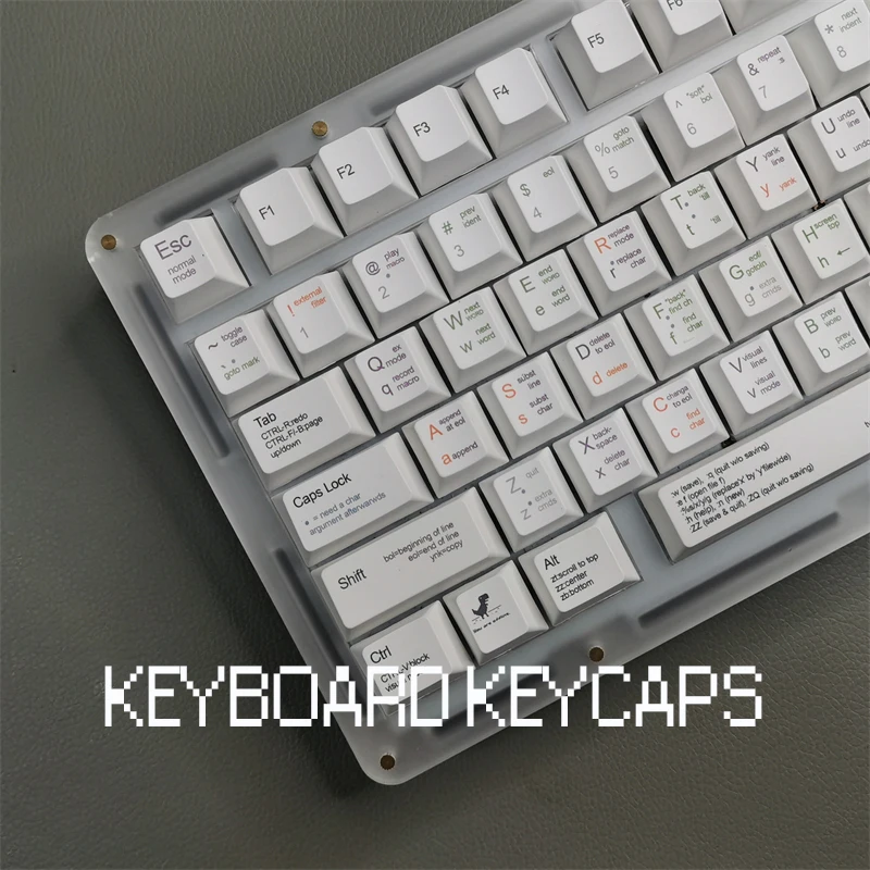 Teclado Mecânico Keycaps Pbt Keycaps Sublimação Cherry Profile 131 Teclas Programador