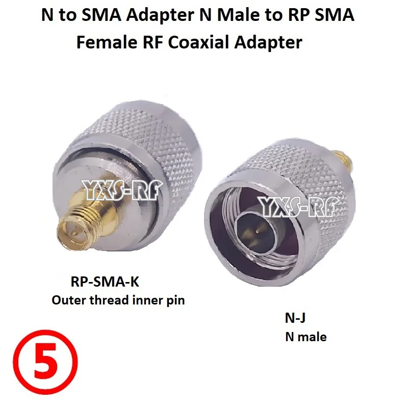 RF Adapter Kit N to SMA Adapter N Male Female to SMA Male Female RF Coaxial Adapter Type