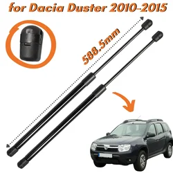 Qty(2) Hood Struts for Dacia Renault Duster 2010-2015 Front Bonnet Gas Springs Dampers Shock Absorbers Lift Supports Bars
