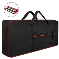 61 / 76 / 88 Key Keyboard Bag Double Shoulder Thickened Package Electric Piano Bag Portable Durable Piano Bag Waterproof 600D 2