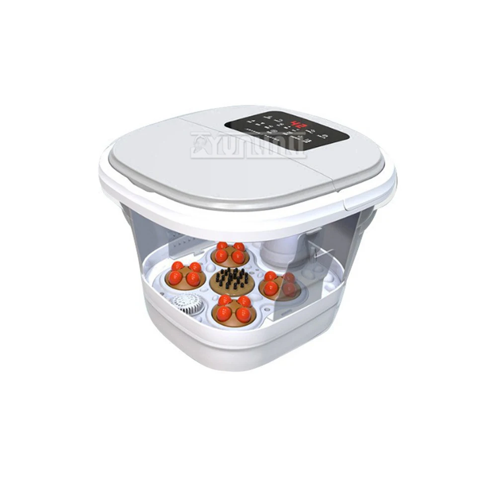 Folding Foot Bath Tub Electric Household Automatic Massage Foot Bath Tub Deep Heating Portable